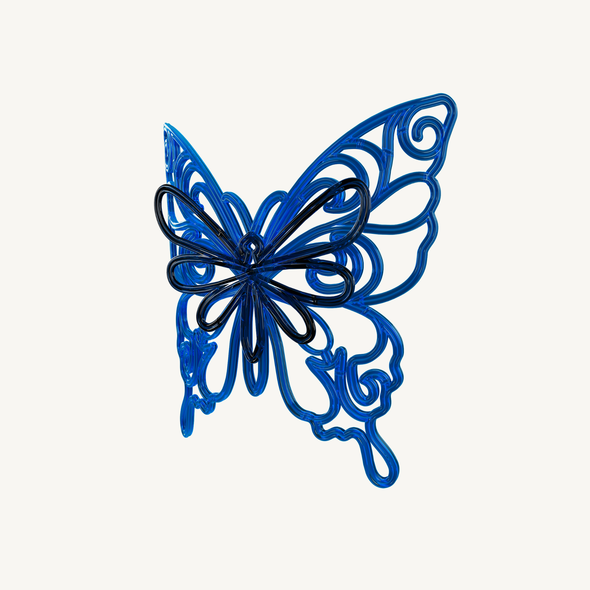 Décor suspension 3D Butterflyz H0,56 x L0,54 x P0,12m